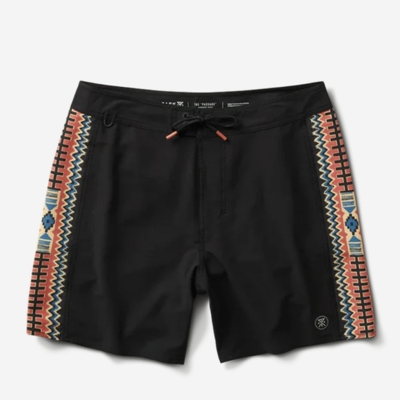 Huckberry Roark Passage Side Panel Boardshorts 16" - Picture 2 of 14